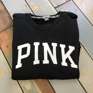 VS Pink Black Sweatshirt